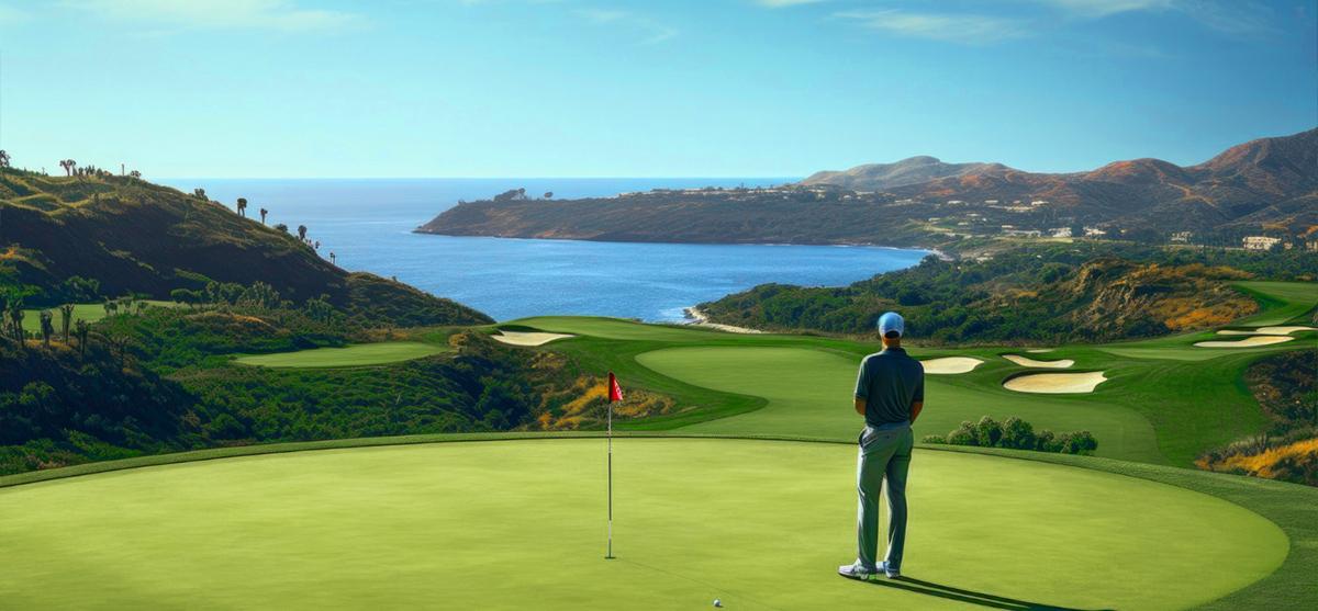 Golf courses in Orihuela Costa — Mediterranean landscape