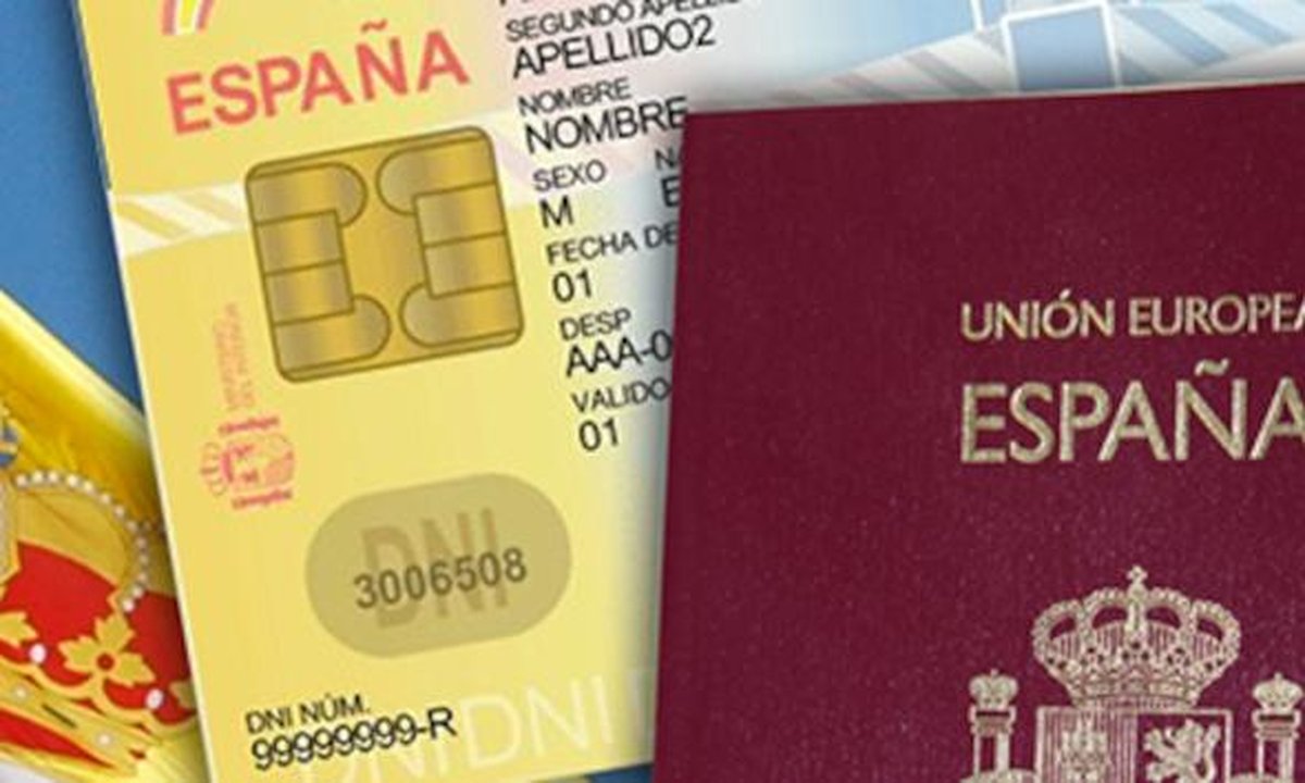 Hand holding passport and euro coins beside EU flag, golden visa concept