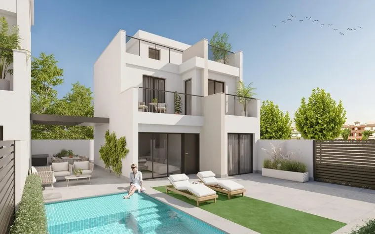 Real estate in Spain, Villa. Los Narejos area, 3 bedrooms, 118 m2