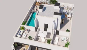 Apartment i Torrevieja, Spania. Playa del Cura area, 2 bedrooms, 68 m2 - photo 2