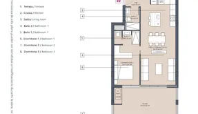 Spain real estate. Pueblo 4 area, 3 bedrooms, 84 m2 - photo 6