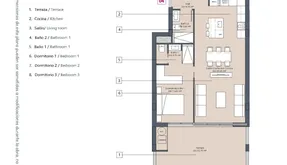 Vivienda en España. Zona de la  Pueblo 4, 3 dormitorios, 84 m2 - photo 6