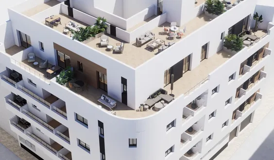 Torrevieja, Spagna. Comprare Attico. Zona Centro, 2 camere da letto, 62 m² - photo 1